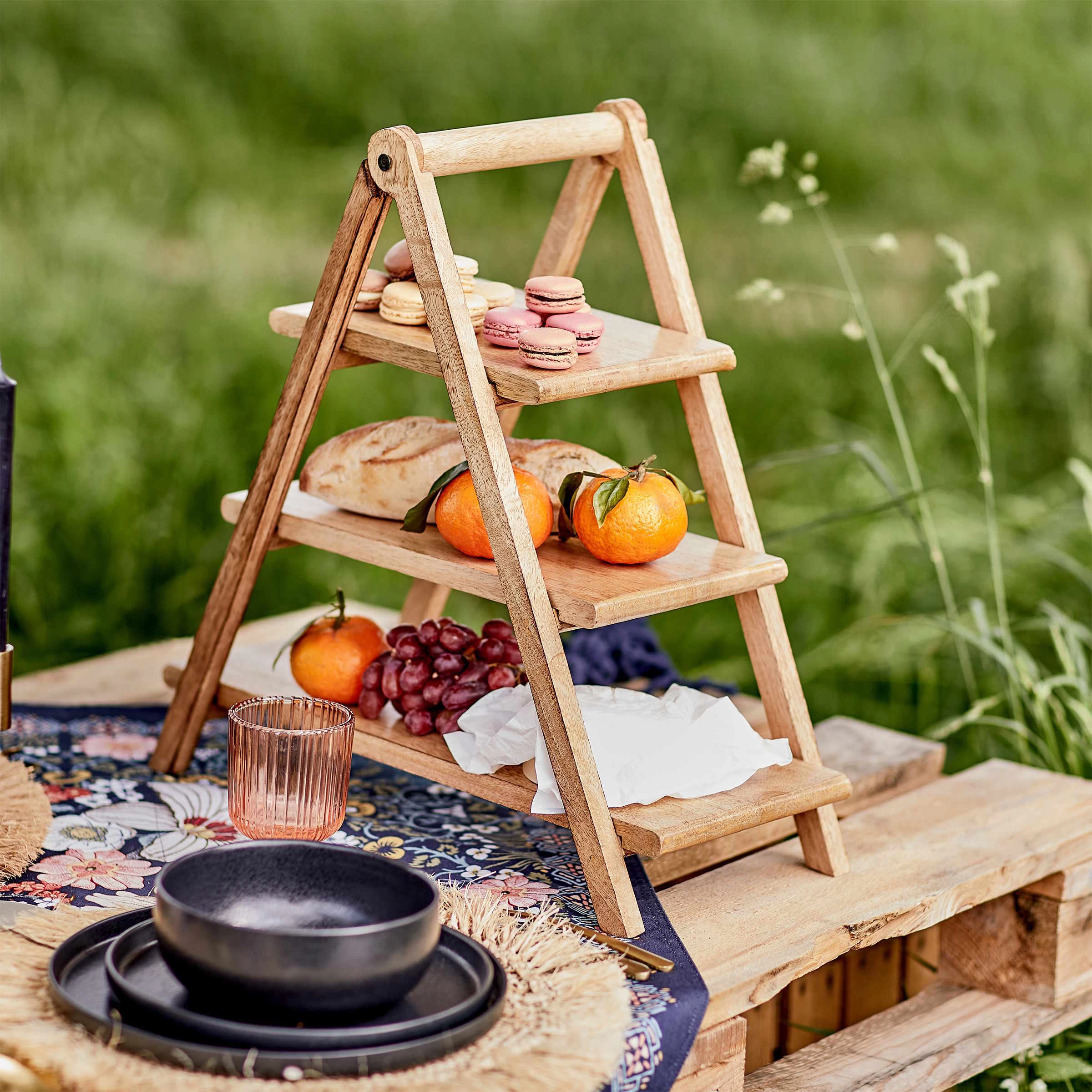 Butlers -Butlers butlers etagere 3 stufig hohe 48cm mango days in braun 1