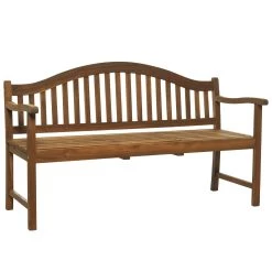 Gartenbank Mit Aufklappbarem Tisch BANQUETTE In Braun -Butlers butlers gartenbank mit aufklappbarem tisch banquette in braun 2