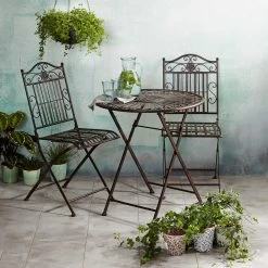 Gartenmöbel-Set 3-tlg. TERRACE HILL In Dunkelbraun -Butlers butlers gartenmobel set 3 tlg terrace hill in dunkelbraun 15