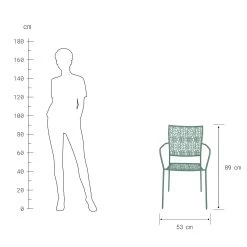 Gartenstuhl Stapelbar NANCY In Salbei -Butlers butlers gartenstuhl stapelbar nancy in salbei 2