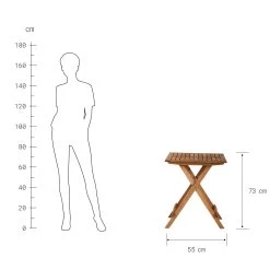 Gartentisch Klappbar LODGE In Natur -Butlers butlers gartentisch klappbar lodge in natur 9