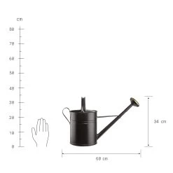 Gießkanne 8l ZINC In Schwarz -Butlers butlers giesskanne 8l zinc in schwarz 3