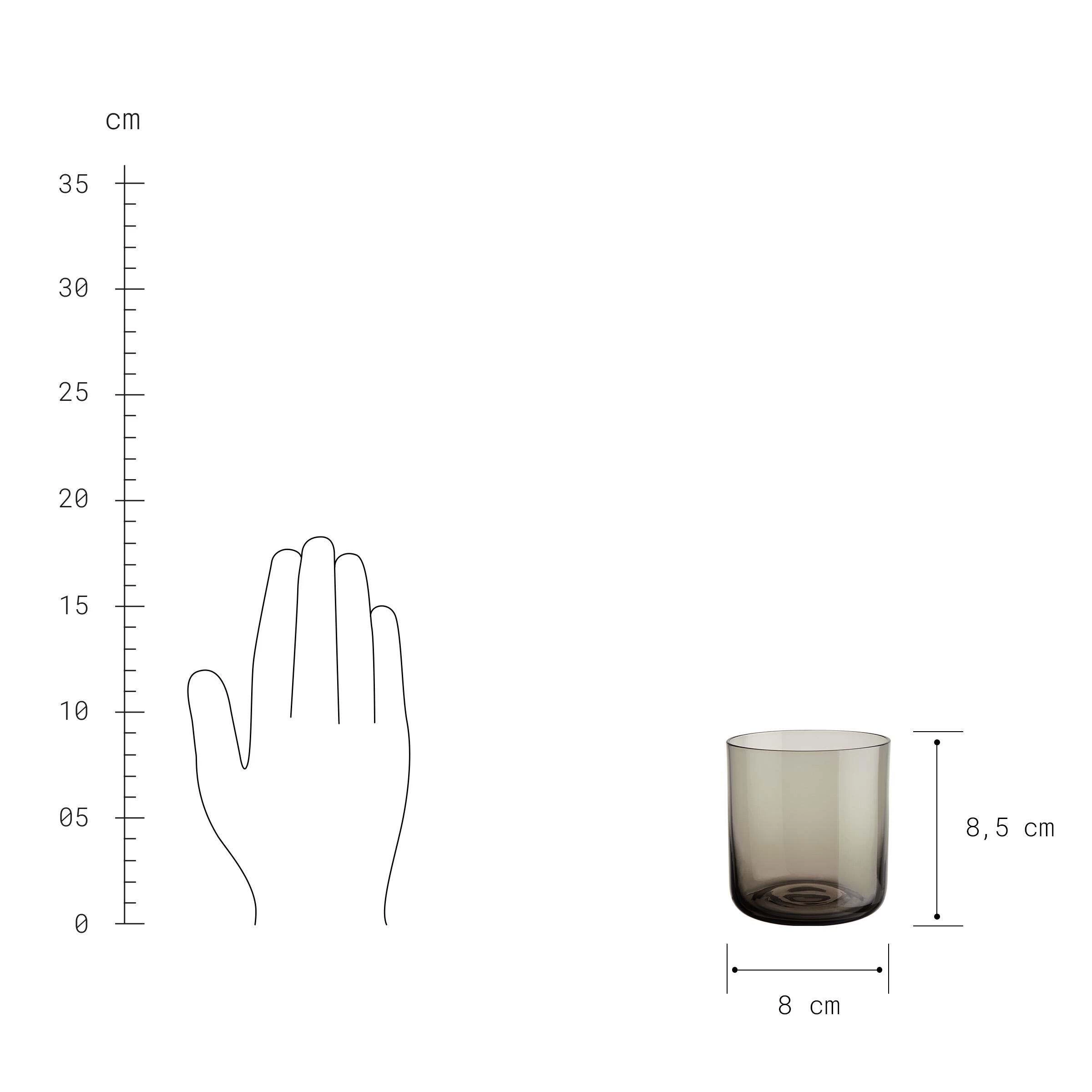 Glas 325ml VENICE In Grau 6 Glas 325ml VENICE In Grau – Bild 4