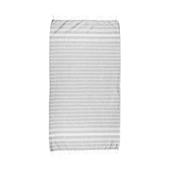 Hamamtuch L 170 X B 90cm SURFSIDE In Hellgrau -Butlers butlers hamamtuch l 170 x b 90cm surfside in hellgrau 2