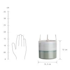 Hänge-Blumentopf Ø14cm HORIZON In Hellgrün 8 Hänge-Blumentopf Ø14cm HORIZON In Hellgrün -Butlers butlers hange blumentopf o14cm horizon in hellgrun 2