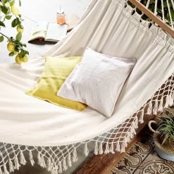 Hängematte Mit Troddeln SHOW ME HEAVEN In Creme -Butlers butlers hangematte mit troddeln show me heaven in creme 7