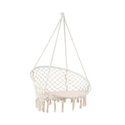 Hängesessel Mit Fransen Ø100cm PARADISE NOW In Creme