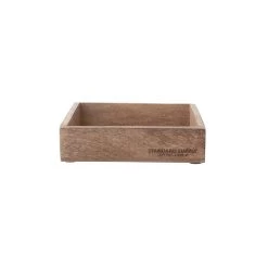 Butlers -Butlers butlers holzkasten quadratisch l 20 x b 20cm standard supply in braun 1