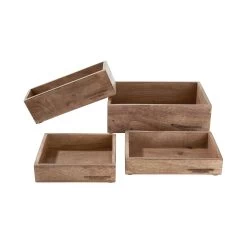 Holzkasten Quadratisch L 20 X B 20cm STANDARD SUPPLY In Braun 11 Holzkasten Quadratisch L 20 X B 20cm STANDARD SUPPLY In Braun -Butlers butlers holzkasten quadratisch l 20 x b 20cm standard supply in braun 4