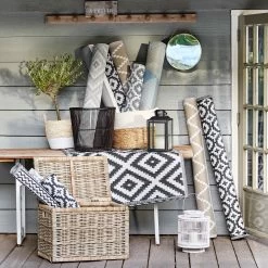 In- & Outdoor-Teppich Ethno Rauten L 150 X B 90cm COLOUR CLASH In Schwarz-Weiß 17 In- & Outdoor-Teppich Ethno Rauten L 150 X B 90cm COLOUR CLASH In Schwarz-Weiß -Butlers butlers in and outdoor teppich ethno rauten l 150 x b 90cm colour clash in schwarz weiss 7