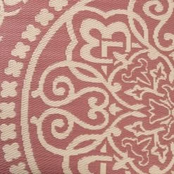 In- & Outdoor-Teppich Floral L 180 X B 118cm COLOUR CLASH In Hellrot-Creme -Butlers butlers in and outdoor teppich floral l 180 x b 118cm colour clash in hellrot creme 3