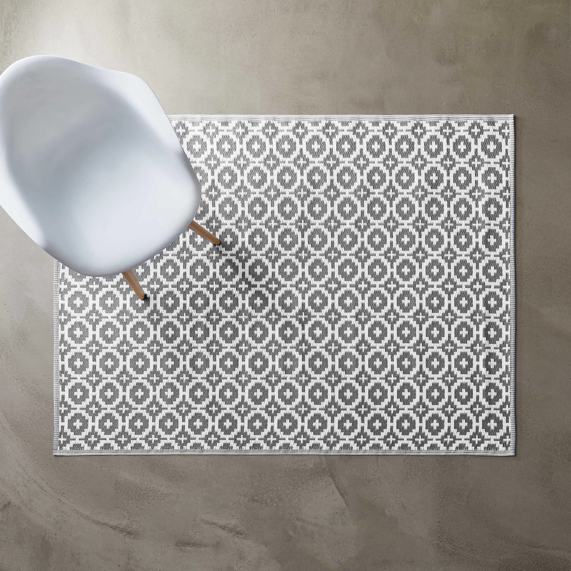 In- & Outdoor-Teppich Mosaik L 200 X B 150cm COLOUR CLASH In Taupe 5 In- & Outdoor-Teppich Mosaik L 200 X B 150cm COLOUR CLASH In Taupe – Bild 3