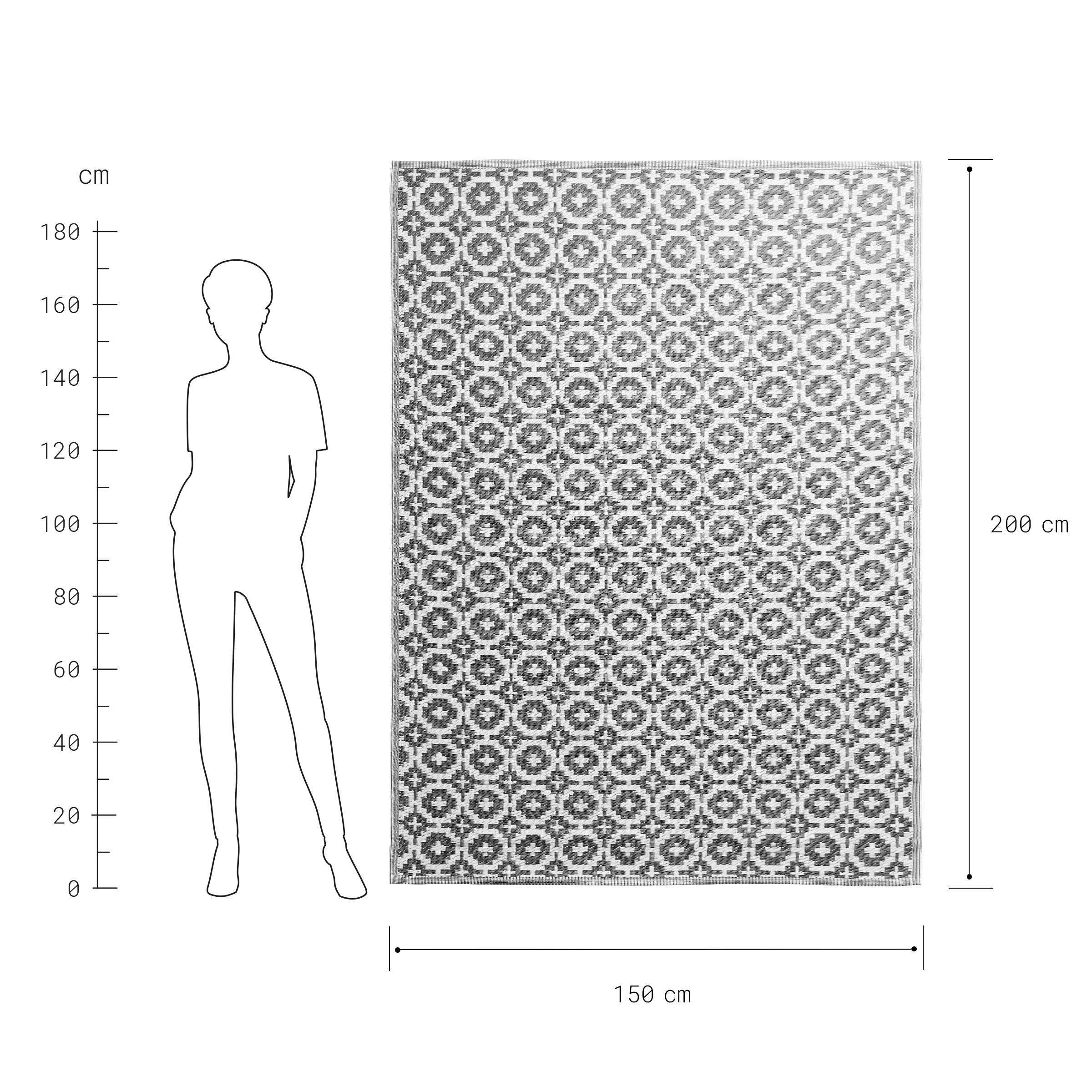 In- & Outdoor-Teppich Mosaik L 200 X B 150cm COLOUR CLASH In Taupe 6 In- & Outdoor-Teppich Mosaik L 200 X B 150cm COLOUR CLASH In Taupe – Bild 4