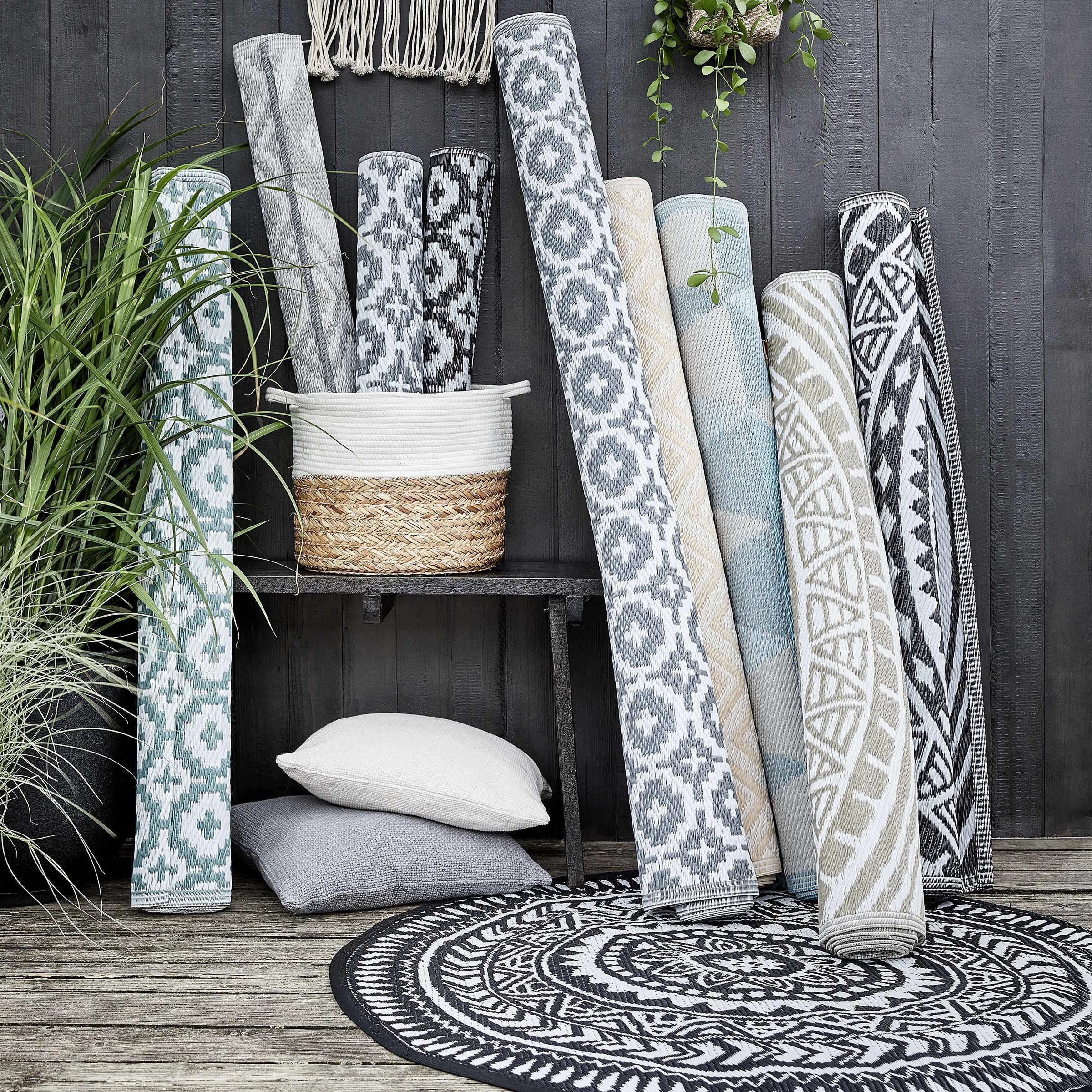 In- & Outdoor-Teppich Mosaik L 200 X B 150cm COLOUR CLASH In Taupe 8 In- & Outdoor-Teppich Mosaik L 200 X B 150cm COLOUR CLASH In Taupe – Bild 6