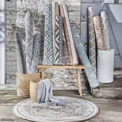 In- & Outdoor-Teppich Rauten L 180 X B 118cm COLOUR CLASH In Natur -Butlers butlers in and outdoor teppich rauten l 180 x b 118cm colour clash in natur 1