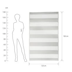 In- & Outdoor-Teppich Streifen L 180 X B 120cm COLOUR CLASH In Grau 12 In- & Outdoor-Teppich Streifen L 180 X B 120cm COLOUR CLASH In Grau -Butlers butlers in and outdoor teppich streifen l 180 x b 120cm colour clash in grau 2