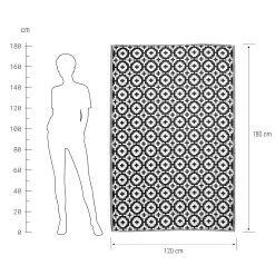 In- & Outdoorteppich Mosaik L 180 X B 120cm COLOUR CLASH In Schwarz 14 In- & Outdoorteppich Mosaik L 180 X B 120cm COLOUR CLASH In Schwarz -Butlers butlers in and outdoorteppich mosaik l 180 x b 120cm colour clash in schwarz 2