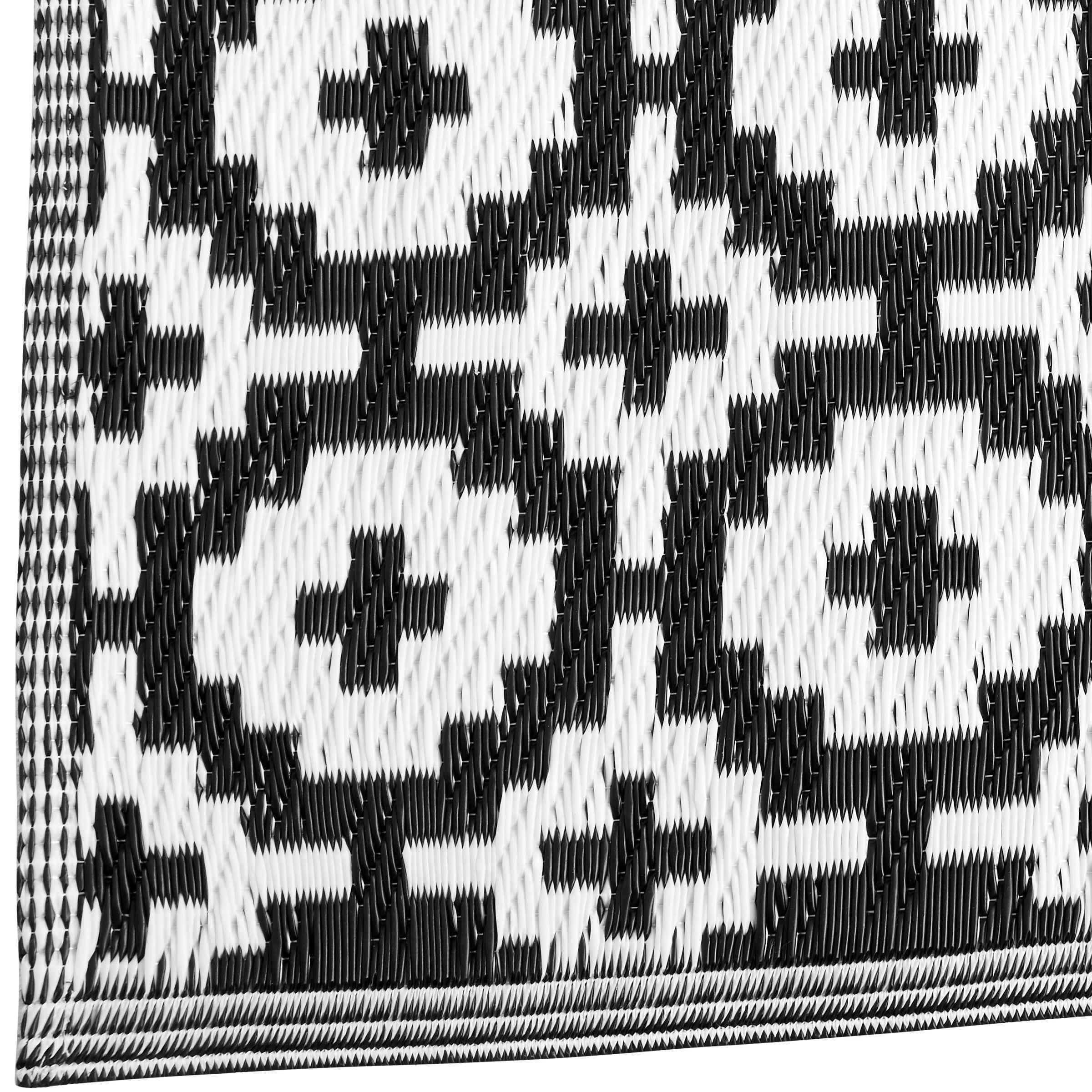 In- & Outdoorteppich Mosaik L 180 X B 120cm COLOUR CLASH In Schwarz 7 In- & Outdoorteppich Mosaik L 180 X B 120cm COLOUR CLASH In Schwarz – Bild 5