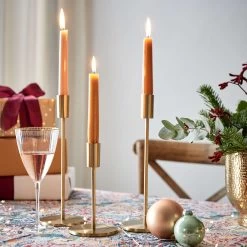 Kerzenhalter Für Stabkerze Höhe 12cm HIGHLIGHT In Gold -Butlers butlers kerzenhalter fur stabkerze hohe 12cm highlight in gold 5