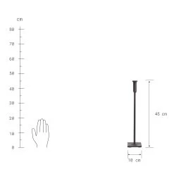 Kerzenhalter Höhe 45cm RUST In Braun 8 Kerzenhalter Höhe 45cm RUST In Braun -Butlers butlers kerzenhalter hohe 45cm rust in braun 2