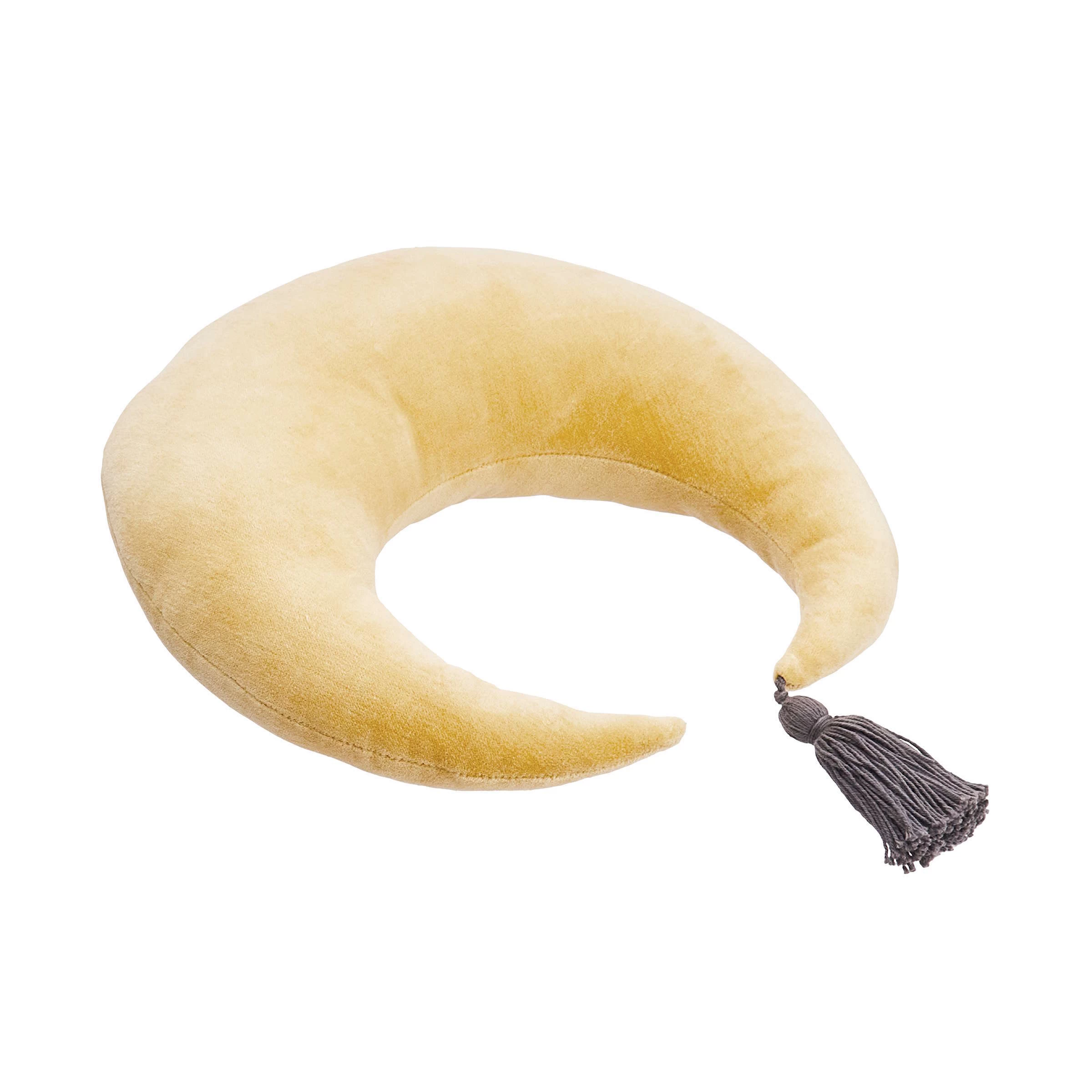 Kissen L 38 X B 38cm LITTLE MOON In Gelb-Anthrazit 4 Kissen L 38 X B 38cm LITTLE MOON In Gelb-Anthrazit – Bild 2