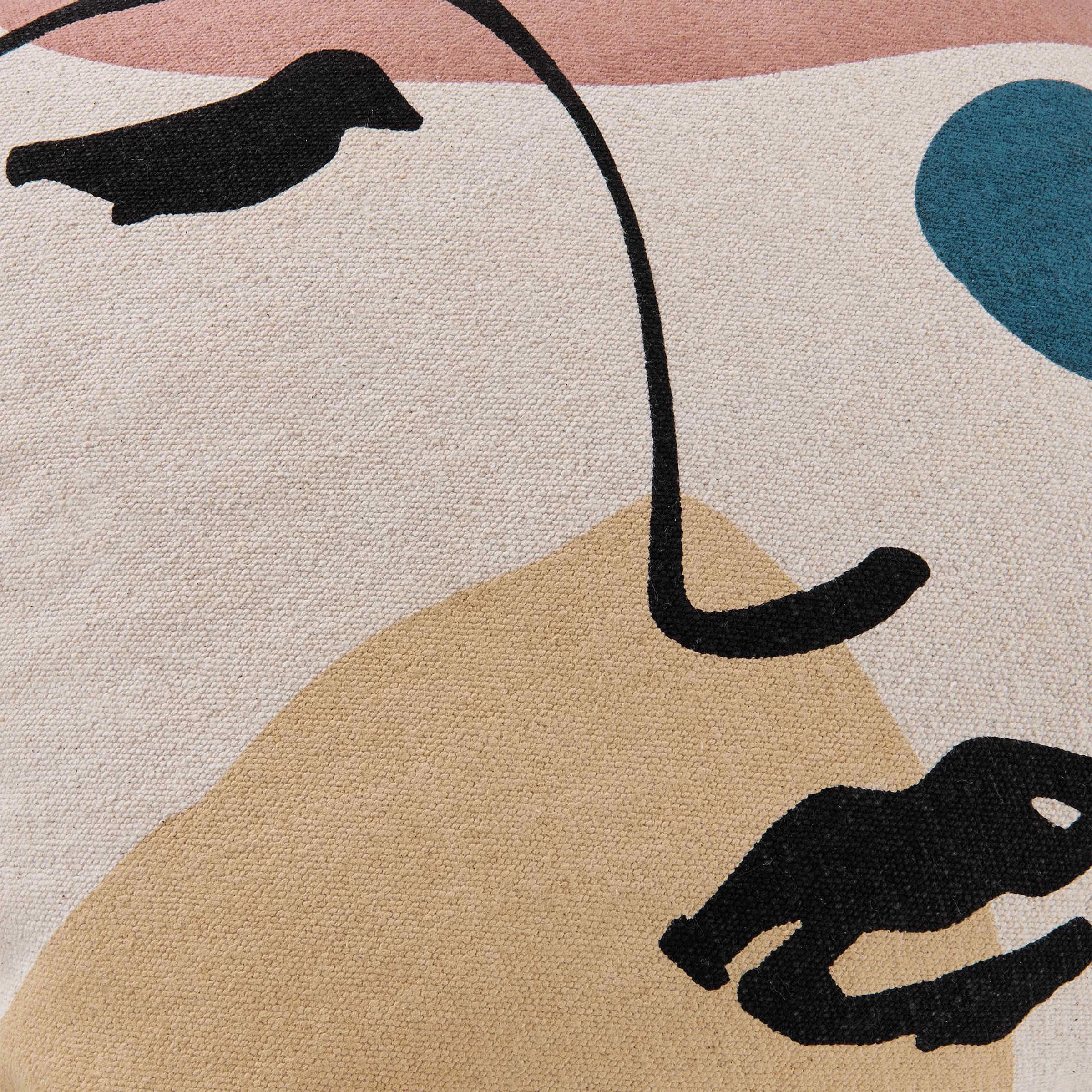 Kissen Line Art L 50 X B 50cm MOOD INDIGO In Bunt 7 Kissen Line Art L 50 X B 50cm MOOD INDIGO In Bunt – Bild 5