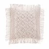 Kissen ZickZack L 45 X B 45cm MACRAMÉ In Creme -Butlers butlers kissen zickzack l 45 x b 45cm macrame in creme