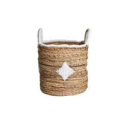 Korb Aus Bananenblatt Ø27cm BANANAS In Natur-Weiß -Butlers butlers korb aus bananenblatt o27cm bananas in natur weiss 1