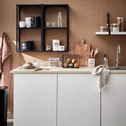 Korb L 25 X B 25cm FRAME WORK In Schwarz -Butlers butlers korb l 25 x b 25cm frame work in schwarz 5