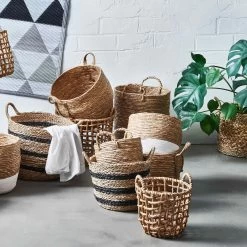 Korb Rund Ø25cm RUSH ROPE In Natur -Butlers butlers korb rund o25cm rush rope in natur 4