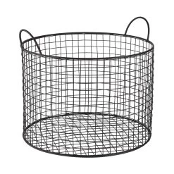 Korb Rund Ø30cm HOOP In Schwarz