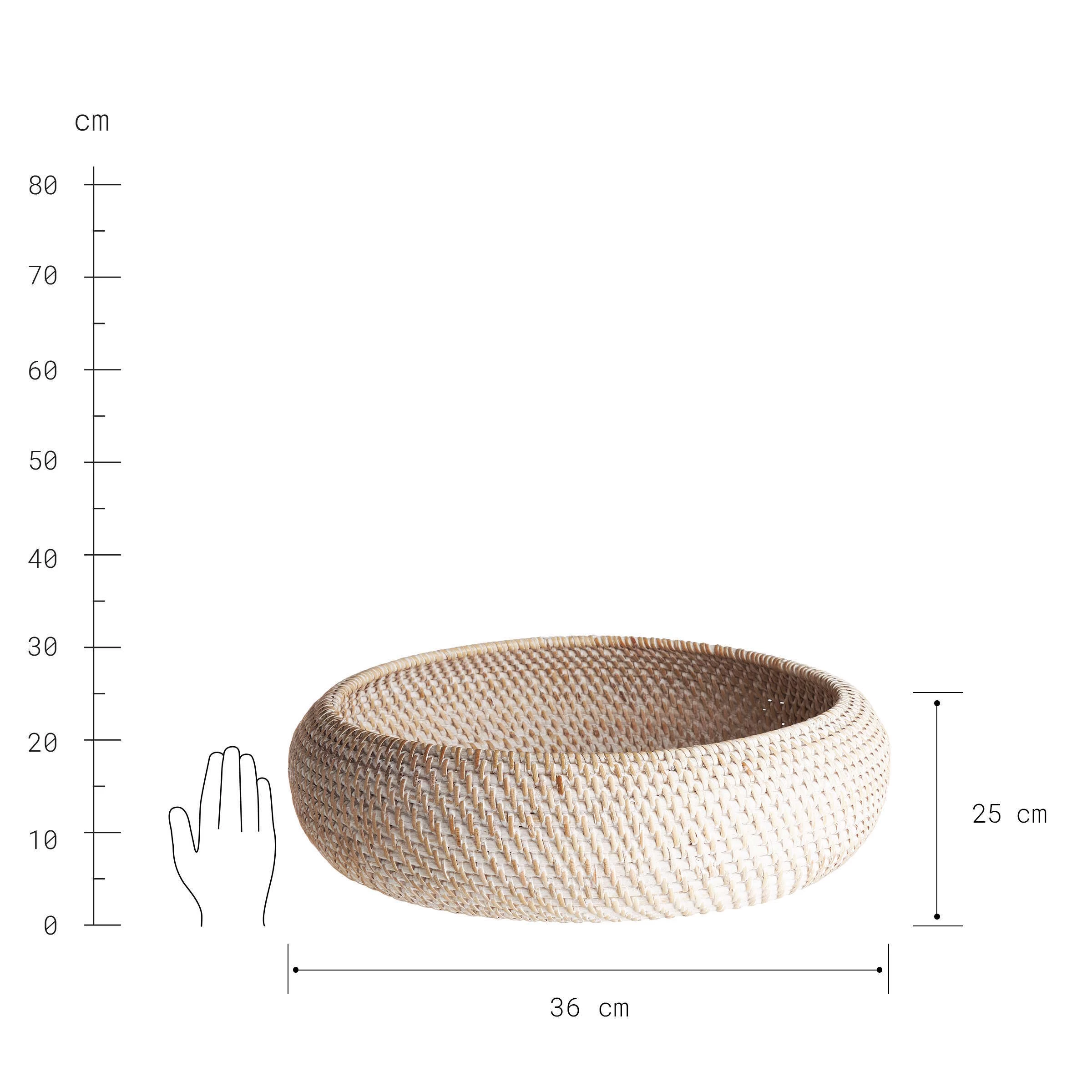 Korb Rund Ø36cm RONDA In Natur 5 Korb Rund Ø36cm RONDA In Natur – Bild 3