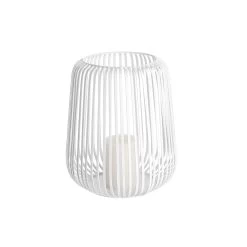 Laterne Höhe 25cm COCOON In Weiß -Butlers butlers laterne hohe 25cm cocoon in weiss 2