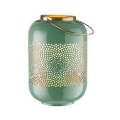 Laterne Höhe 30cm EMILIE In Mint-Gold -Butlers butlers laterne hohe 30cm emilie in mint gold 2