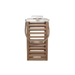 Laterne Mangoholz Höhe 54cm SHORE In Braun -Butlers butlers laterne mangoholz hohe 54cm shore in braun 4