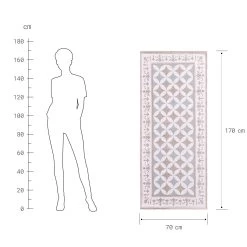 Läufer Kacheln L 70 X B 170cm SILENT DANCER In Pastellblau 9 Läufer Kacheln L 70 X B 170cm SILENT DANCER In Pastellblau -Butlers butlers laufer kacheln l 70 x b 170cm silent dancer in pastellblau 2