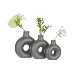 Mini Vase Höhe 12cm LOOPY In Anthrazit -Butlers butlers mini vase hohe 12cm loopy in anthrazit 6