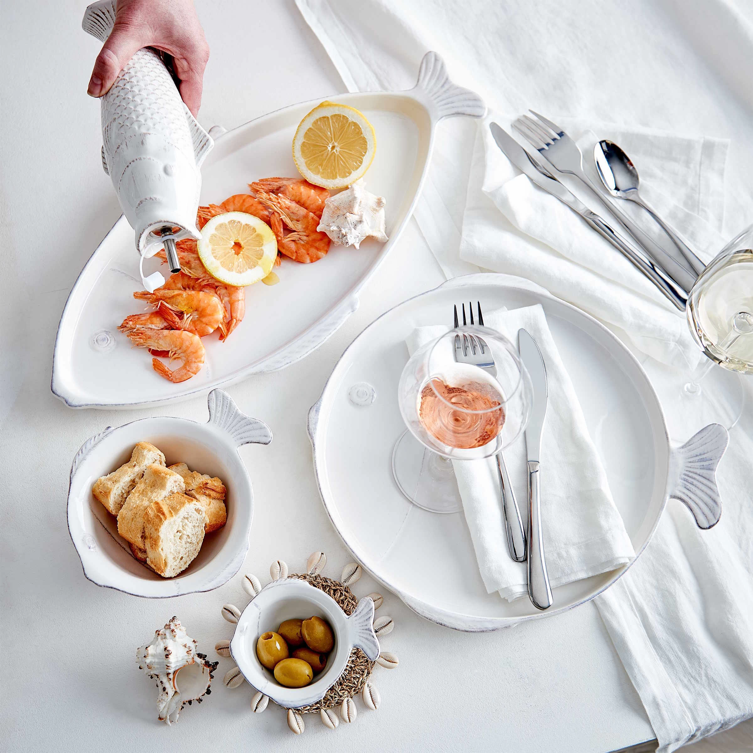 Ölflasche Fisch 370ml PESCARA In Weiß 4 Ölflasche Fisch 370ml PESCARA In Weiß – Bild 2