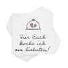 Papierserviette Für Euch Koche Ich Am Liebsten! 20 Stück APRÈS In Weiß-Schwarz -Butlers butlers papierserviette fur euch koche ich am liebsten 20 stuck apres in weiss schwarz