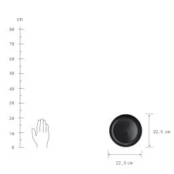 Pastateller Ø23cm CASA NOVA In Schwarz -Butlers butlers pastateller o23cm casa nova in schwarz 4