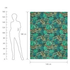 Butlers -Butlers butlers picknickdecke tukan b 140 x t 180cm picnic deluxe in grun 1