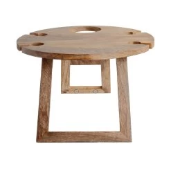 Picknicktisch Mit Halterungen Ø40cm CHIN CHIN In Braun -Butlers butlers picknicktisch mit halterungen o40cm chin chin in braun 3