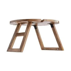 Picknicktisch Mit Halterungen Ø40cm CHIN CHIN In Braun -Butlers butlers picknicktisch mit halterungen o40cm chin chin in braun 4