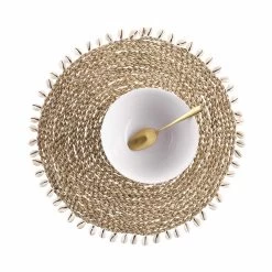 Platzset Muschel Ø38cm REEF In Natur