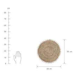 Platzset Muschel Ø38cm REEF In Natur -Butlers butlers platzset muschel o38cm reef in natur 3