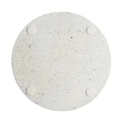 Platzteller Ø30cm TERRAZZO In Weiß-Hellgrau -Butlers butlers platzteller o30cm terrazzo in weiss hellgrau 2