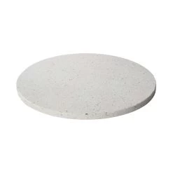 Platzteller Ø30cm TERRAZZO In Weiß-Hellgrau