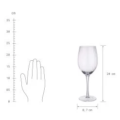 Rotweinglas Mit Rillen 550ml MODERN TIMES In Transparent -Butlers butlers rotweinglas mit rillen 550ml modern times in transparent 2