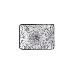 Schale Eckig 50ml DIM SUM In Schwarz-Weiß -Butlers butlers schale eckig 50ml dim sum in schwarz weiss 2