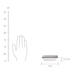 Schale Eckig 50ml DIM SUM In Schwarz-Weiß -Butlers butlers schale eckig 50ml dim sum in schwarz weiss 3